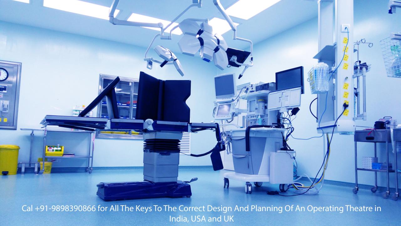 Correct Design Of An Operating Theatre in India